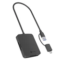 Card Reader Icy Box Ib-Cr302-Cu3 Με Ενσωματωμένο Καλώδιο Usb 3.2 Gen 1x1 Type-A/Type-C
