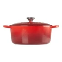 Le Creuset Signature Round Roaster 28 cm - Cherry Red (21177280602430)