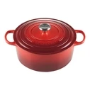 Le Creuset Signature Round Roaster 28 cm - Cherry Red (21177280602430)
