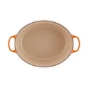 Le Creuset Signature Oval Roaster 40 cm - Enameled Cast Iron Oven Roaster (Oven Red)