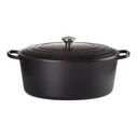 Le Creuset Signature Oval Roaster 40 cm Black (Schwarz)