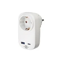 Αντάπτορας σούκο με USB-C 20W και USB-A 18W BRENNENSTUHL 1508210010