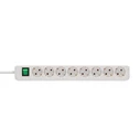 Brennenstuhl 8-way Power Strip with Switch 3m (1159320028) White