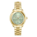 BOSS Women's Watch 38 mm Gold Stainless Steel Bracelet Green Dial LIDA Multifunction (1502745)