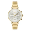 BOSS Majesty Women's Watch 36mm Gold Stainless Steel Bracelet Grey Dial - Model 1502775