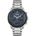 Ανδρικό Ρολόι Boss 1514015 (43mm) Μεταλλικό Μπρασελέ Ασημί