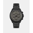 Ανδρικό Ρολόι Boss 1514016 (44mm) Μεταλλικό Μπρασελέ Μαύρο
