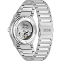 Ανδρικό Ρολόι Boss 1514117 (41mm) Μεταλλικό Μπρασελέ Ασημί