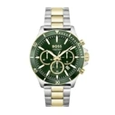 Ανδρικό Ρολόι Boss 1514154 (44mm) Μεταλλικό Μπρασελέ Ασημί