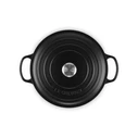 Le Creuset Signature Round Roaster 30 cm Black (Schwarz)