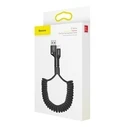 Καλώδιο USB to Lightning Baseus Spring-loaded 1m 2A (black)