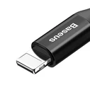 Καλώδιο USB to Lightning Baseus Spring-loaded 1m 2A (black)