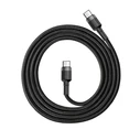 Καλώδιο USB-C to USB-C Baseus Cafule PD 2.0 QC 3.0 60W 1m (Black+Gray)