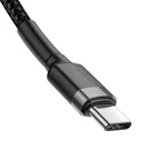 Καλώδιο USB-C to USB-C Baseus Cafule PD 2.0 QC 3.0 60W 1m (Black+Gray)
