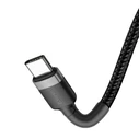 Καλώδιο USB-C to USB-C Baseus Cafule PD 2.0 QC 3.0 60W 1m (Black+Gray)