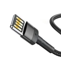Καλώδιο USB to Lightning Baseus Cafule 2.4A 1m (gray-black)