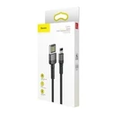 Καλώδιο USB to Lightning Baseus Cafule 2.4A 1m (gray-black)