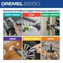 Dremel 8250 Rotary Multi-Tool Brushless 12V 1x2Ah Variable Speed