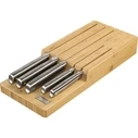 Joseph Joseph Elevate Steel Σετ Μαχαιριών 5 τεμ. με Θήκη Αποθήκευσης Μπαμπού για Συρτάρι