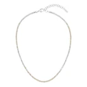 BOSS Women's Necklace Riviera Stainless Steel Grey 41 cm - Model 1580630