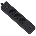 Πολύπριζο Ασφαλείας Apc St943u1wa, 3 Outlets ,Usb Type, 3m Cable, Black