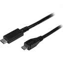 Καλώδιo USB C σε Micro USB 2.0 Startech USB2CUB1M USB C Μαύρο