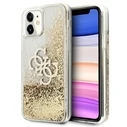 Guess GUHCN61LG4GGO Apple iPhone 11 gold hardcase 4G Big Liquid Glitter