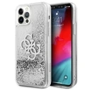 Guess GUHCP12LLG4GSI Apple iPhone 12 Pro Max silver hardcase 4G Big Liquid Glitter