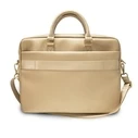 Guess UCB15PUSASLG 15 inch gold Saffiano Script
