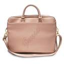 Guess GUCB15PUSASPI 15 inch pink Saffiano Script