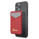 Guess Wallet Card Slot GUWMSSASLRE MagSafe Saffiano red