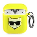 Karl Lagerfeld KLA2UCHFY Apple AirPods cover yellow Choupette