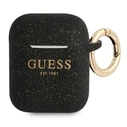 Guess GUA2SGGEK Apple AirPods cover black Silicone Glitter