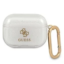 Guess GUAPUCG4GT Apple AirPods Pro cover Transparent Glitter Collection