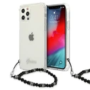Guess GUHCP12LKPSBK Apple iPhone 12 Pro Max Transparent hardcase Black Pearl