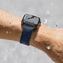 UNIQ Aspen strap Apple Watch 4/5/6/7/SE/8/9/10 40/41/42mm Braided gray/granite grey