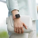 UNIQ Aspen strap Apple Watch 4/5/6/7/SE/8/9/10 40/41/42mm Braided gray/granite grey