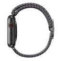 UNIQ Aspen strap Apple Watch 4/5/6/7/SE/8/9/Ultra 44/45/49mm Braided gray/granite grey