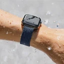 UNIQ Aspen strap Apple Watch 4/5/6/7/SE/8/9/Ultra 44/45/49mm Braided gray/granite grey