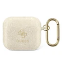 Guess GUA3UCG4GD Apple AirPods 3 cover gold Glitter Collection
