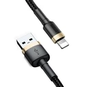 Καλώδιο USB to Lightning Baseus Cafule 1.5 A 2m (Gold+Black)