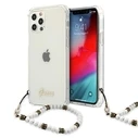 Guess GUHCP12LKPSWH Apple iPhone 12 Pro Max Transparent hardcase White Pearl