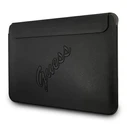 Guess Sleeve GUCS13PUSASBK 13 inch black Saffiano Script