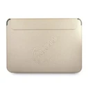 Guess Sleeve GUCS13PUSASLG 13 inch gold Saffiano Script