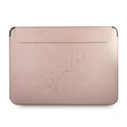 Guess Sleeve GUCS13PUSASPI 13 inch pink Saffiano Script