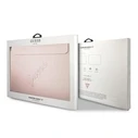 Guess Sleeve GUCS13PUSASPI 13 inch pink Saffiano Script
