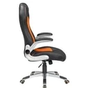 Velco Pro Systems Gaming Office Chair Black-Orange - 67x68x110-118 cm - Surface PU+PVC - SKU 66-23553
