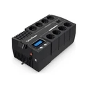 CyberPower BRICs LCD BR1000ELCD UPS – 1000VA / 600W Line-Interactive, 8 Schuko outlets, LCD, RJ-11 & RJ-45 protection