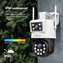 Κάμερα Παρακολούθησης Srihome DUAL LENS PANORAMIC MONITORING IP 2MP+2MP HD