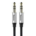 Καλώδιο Baseus Yiven Audio 3.5 male Audio M30 1.5M Silver+ Black